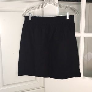 J. Crew black sidewalk skirt